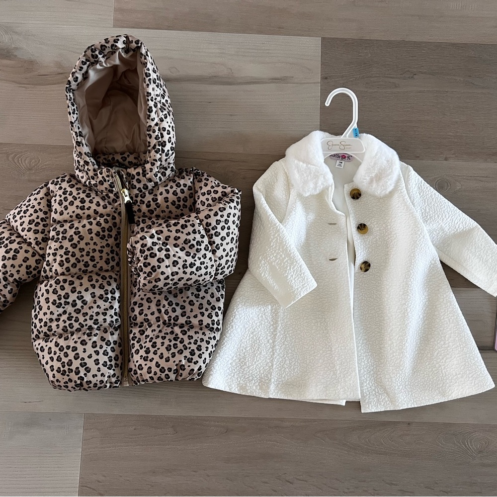 Baby girl puffer jacket & lady coat